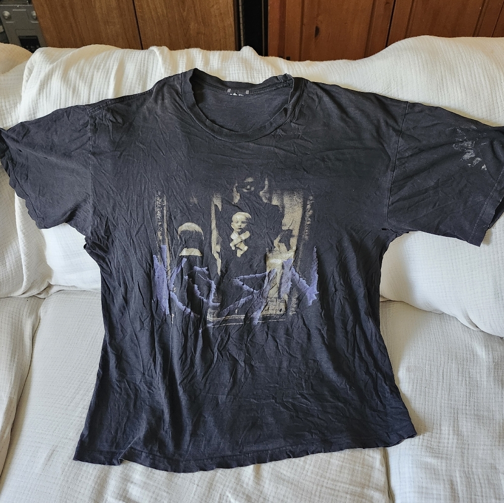 Vintage 1996 Korn Life Is Peachy Tour Shirt (Size XL)